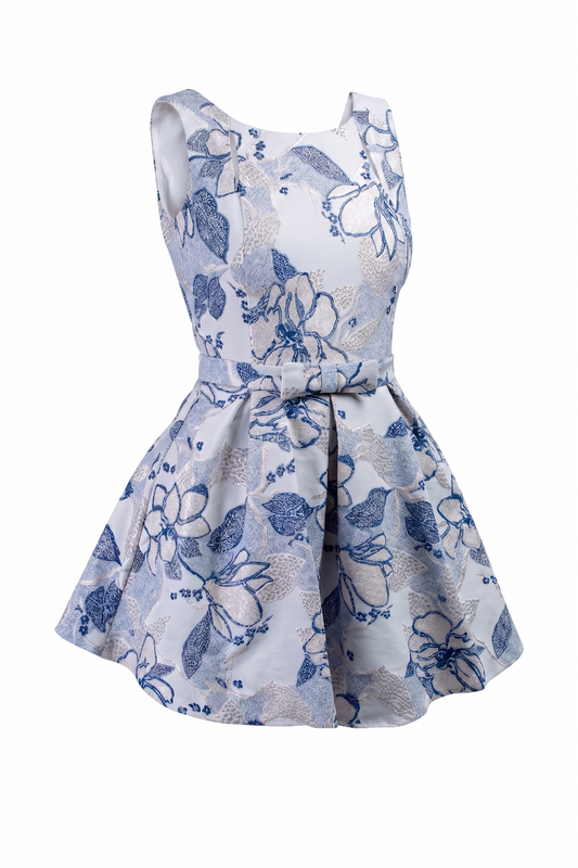 Дамска жакардова рокля