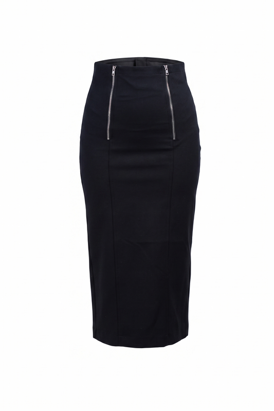 Дамска дълга пола с висока талия